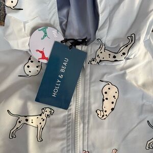 Color changing Dalmatian Print Kids Raincoat
